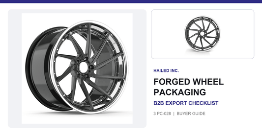 Forged Wheel Packaging: B2B Export Checklist - Hailed Inc.