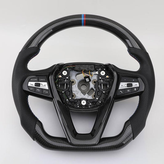 Custom Carbon Fiber Auto Car Steering Wheel for BMW G Series G20 G80 G21 G81 G22 G30 G31 G32 G11 G12 G14 G15 G16 G01 G02 G05 G06 - Hailed Inc.