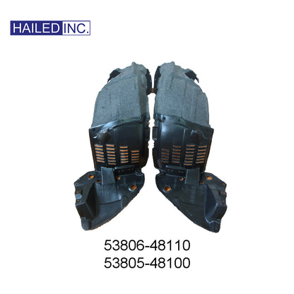 Front Fender Liners OEM 53806-48110 53805-48100 for Lexus RX350 2009-2015