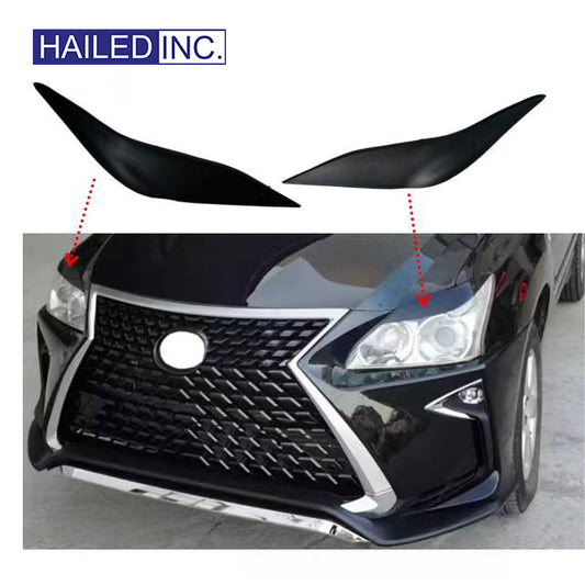 Headlight Brow and Rear Tail Center Wing for Lexus 2004 RX Upgrade 2016 RX