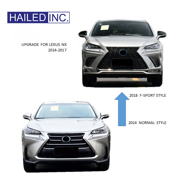Lexus NX200 2015-2017 Upgrade to 2018-2021 F-Sport Front Bumper Kit