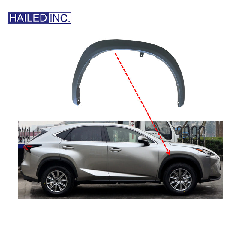 Lexus NX200t 2015-2026 Front Wheel Fender Trim Fits OEM 75602-78010