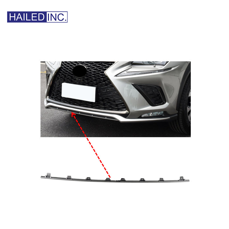 Lexus NX300 2018-2021 F-Sport Front Bumper Spoiler Lip Trim Fits OEM 52411-78040