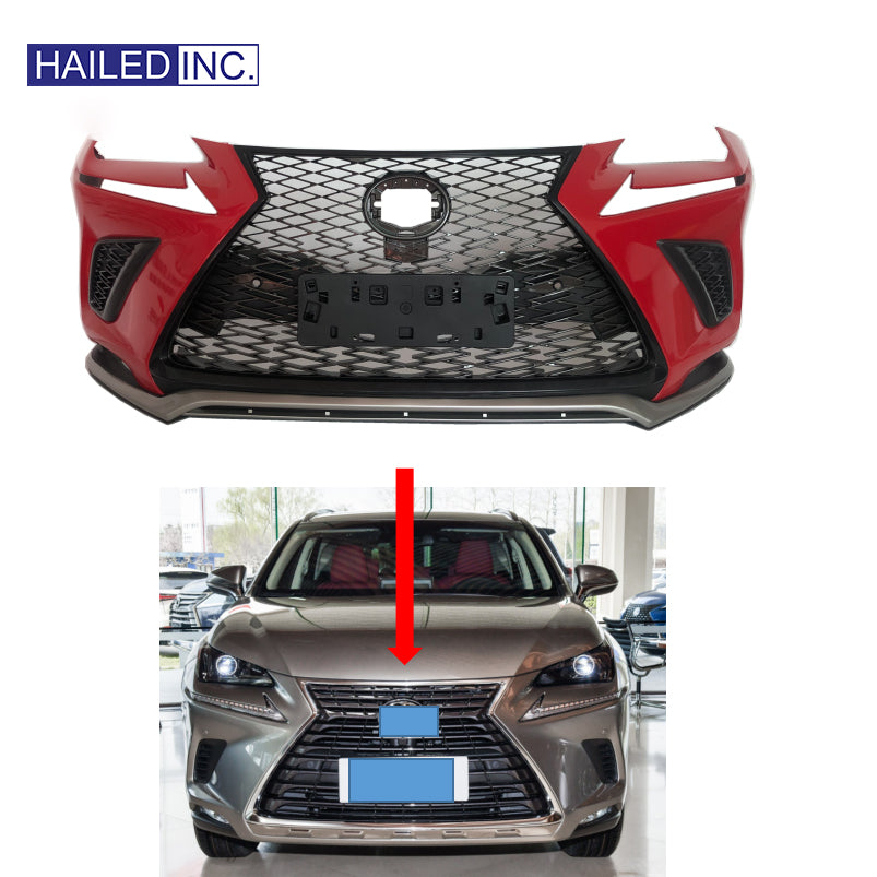 Lexus NX300 2018-2021 Upgrade F-Sport Front Bumper Kit