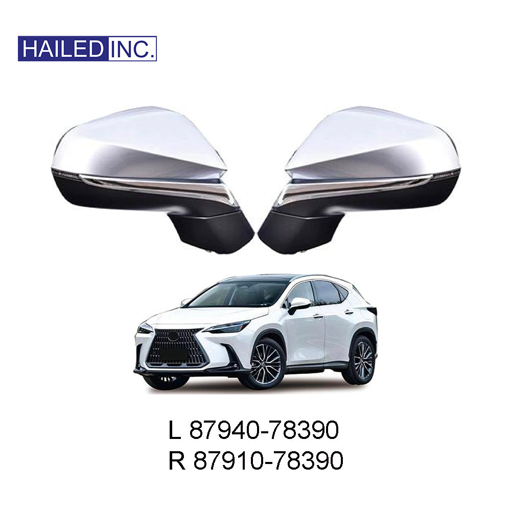 Lexus NX350h 2022-2026 Side View Mirror Assembly 8/12/14 Pin Wires