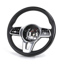 Mercedes Full Leather Custom Steering Wheel | Fits E63, C43, S63, E55 Series - Front View