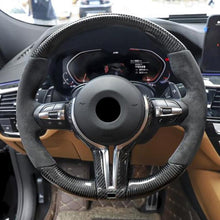 BMW M-Sport Carbon Fiber Custom Steering Wheel | Fits F30, F10, F32, E60 Series - Front View