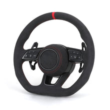 Audi Full Leather Custom Steering Wheel - Side View