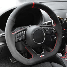 Audi Full Leather Custom Steering Wheel - Front View