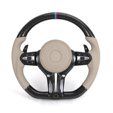 BMW Carbon Fiber Custom Steering Wheel | Fits F10, F30, F11, F26 Series - Front View