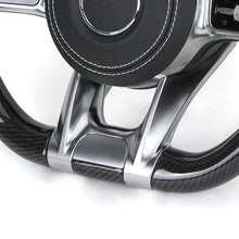 Mercedes Carbon Fiber Custom Steering Wheel | Fits C63 Series - Side View