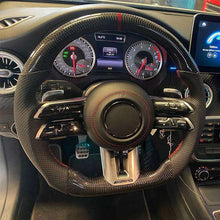 Mercedes Carbon Fiber Custom Steering Wheel | Fits C43 Series - Side View