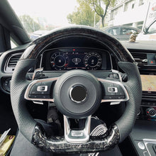 Volkswagen Carbon Fiber Custom Steering Wheel - Front View