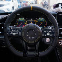 Mercedes Full Leather Custom Steering Wheel - Side View