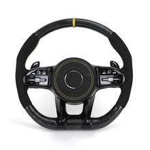 Mercedes Carbon Fiber Custom Steering Wheel | Fits C63 Series - Side View
