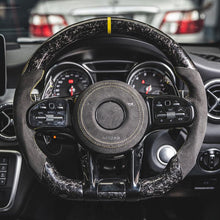 Mercedes Carbon Fiber Custom Steering Wheel | Fits C63 Series - Front View