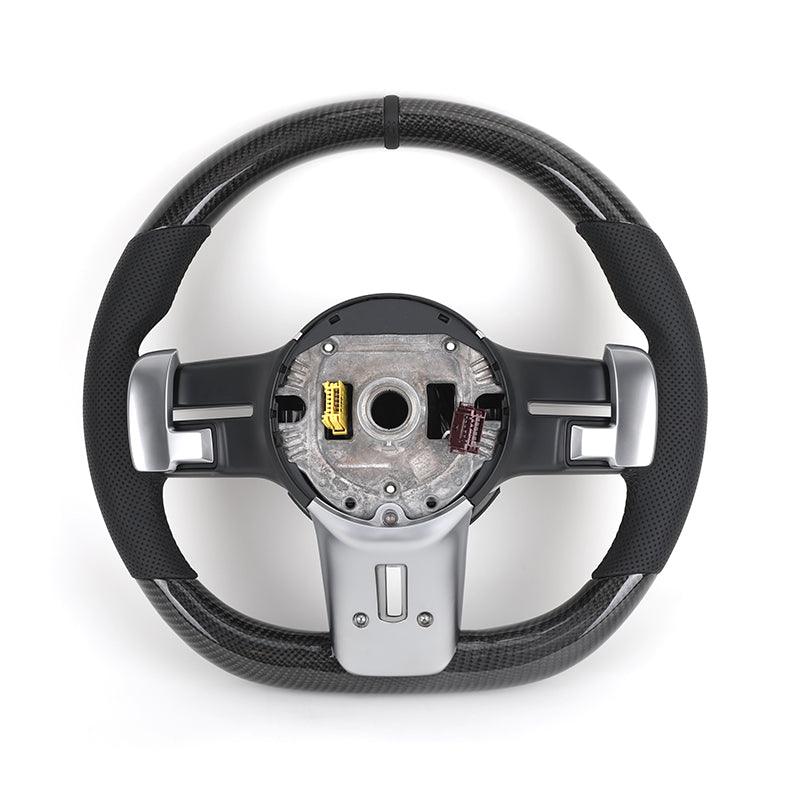 Custom Lenkrad Half Perforated Leather Carbon Steering Wheel for Mercedes Benz W463 W219 C217 W217 CLS W218 W166 W205 W211 GLC - Hailed Inc.