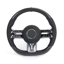 Mercedes Carbon Fiber Custom Steering Wheel - Front View