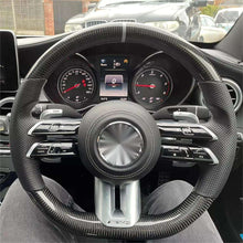 Mercedes Carbon Fiber Custom Steering Wheel - Side View