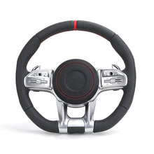 Mercedes Full Leather Custom Steering Wheel - Front View