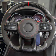 Mercedes Carbon Fiber Custom Steering Wheel - Side View