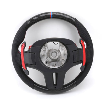 Custom M Sport Carbon Car Steering Wheel for Bmw M2 M3 M4 M5 M6 X5m X6m F80 F30 F31 F32 F10 F20 F22 F15 F16 F10 3 4 5 6 7 Series - Hailed Inc.