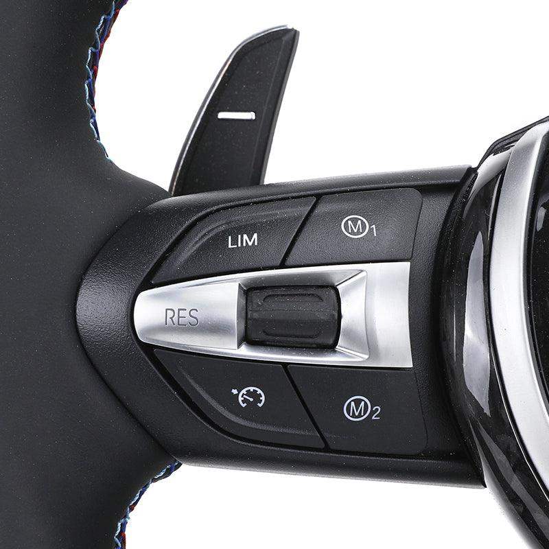 Custom M Sport Forged Carbon Trim Leather Steering Wheel for BMW F10 F20 F21 F22 F30 F32 F36 F80 X5 F15 E70 X6 F16 E71 X1 E84 - Hailed Inc.