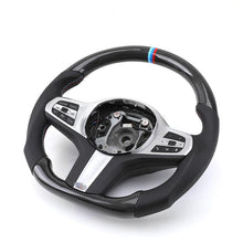 BMW M-Sport Carbon Fiber Custom Steering Wheel | Fits G30, G31, G32, G38 Series - Front View