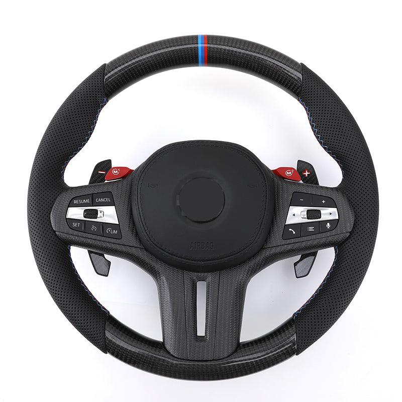 Custom M Sport Volante De Para Carro Auto Automovile Carbon Steering Wheel for BMW G38 G25 G30 G80 G82 G20 G01 G02 G11 G12 G15 - Hailed Inc.