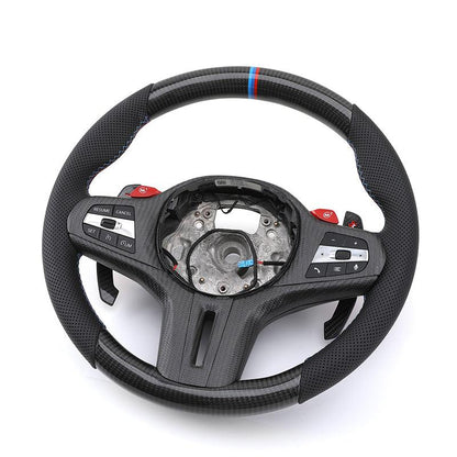 Custom M Sport Volante De Para Carro Auto Automovile Carbon Steering Wheel for BMW G38 G25 G30 G80 G82 G20 G01 G02 G11 G12 G15 - Hailed Inc.