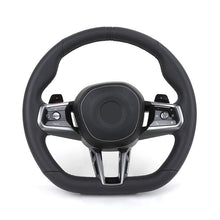 BMW M-Sport Full Leather Custom Steering Wheel | Fits F30, F10, F20, F31 Series - Front View