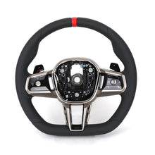 BMW Full Leather Custom Steering Wheel | Fits F10, F15, F16, F30 Series - Front View