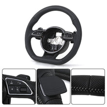 Audi Full Leather Custom Steering Wheel - Side View