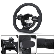 Audi Full Leather Custom Steering Wheel - Side View