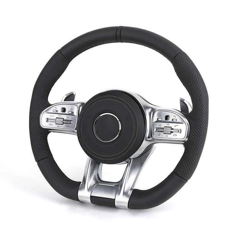 Custom Upgrade Full Leather Steering Wheel for Mercedes Benz Mercedes - Benz AMG GT X166 W213 W205 W204 W222 W212 E63 C63 AGM - Hailed Inc.