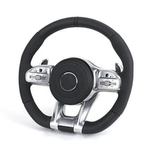 Mercedes Full Leather Custom Steering Wheel | Fits E63, C63 Series - Front View