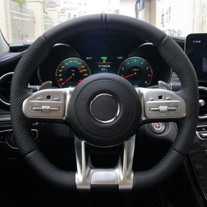 Custom Upgrade Full Leather Steering Wheel for Mercedes Benz Mercedes - Benz AMG GT X166 W213 W205 W204 W222 W212 E63 C63 AGM - Hailed Inc.