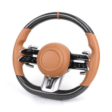 Mercedes Carbon Fiber Custom Steering Wheel | Fits C63 Series - Front View