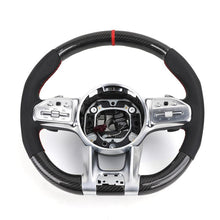 Mercedes Carbon Fiber Custom Steering Wheel - Front View