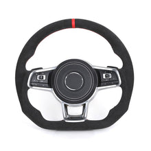 Volkswagen Alcantara Custom Steering Wheel - Front View
