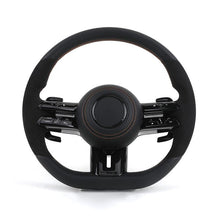 Mercedes Alcantara Custom Steering Wheel - Front View