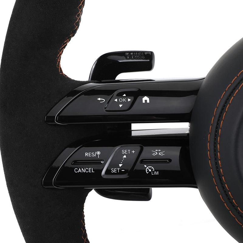 Custom Volant Lenkrad Alcantara Steering Wheel for Mercedes Benz W206 W177 W216 W213 W221 W222 W223 GLC X254 GLE W167 GLS X167 - Hailed Inc.