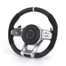 Mercedes Alcantara Custom Steering Wheel | Fits C63, E63 Series - Front View