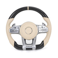 Mercedes Carbon Fiber Custom Steering Wheel - Front View