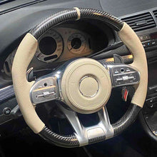 Mercedes Carbon Fiber Custom Steering Wheel - Side View