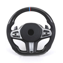BMW M-Sport Carbon Fiber Custom Steering Wheel | Fits G30, G11, G12, G20 Series - Front View