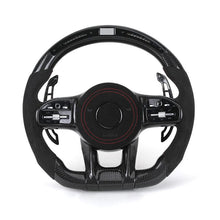 Mercedes Carbon Fiber Custom Steering Wheel - Front View