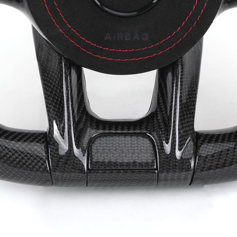 Custom Volante Lenkrad Carbon Paddle Half Alcantara LED Steering Wheel for Mercedes W205 W221 Gle Coupe W166 C292 W463 W447 Vito - Hailed Inc.