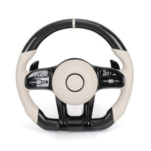 Mercedes Carbon Fiber Custom Steering Wheel - Front View