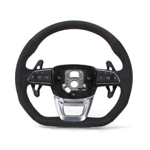 Audi Alcantara Custom Steering Wheel - Front View